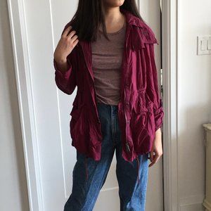 Maroon/purple wind breaker jacket Burberry Brit